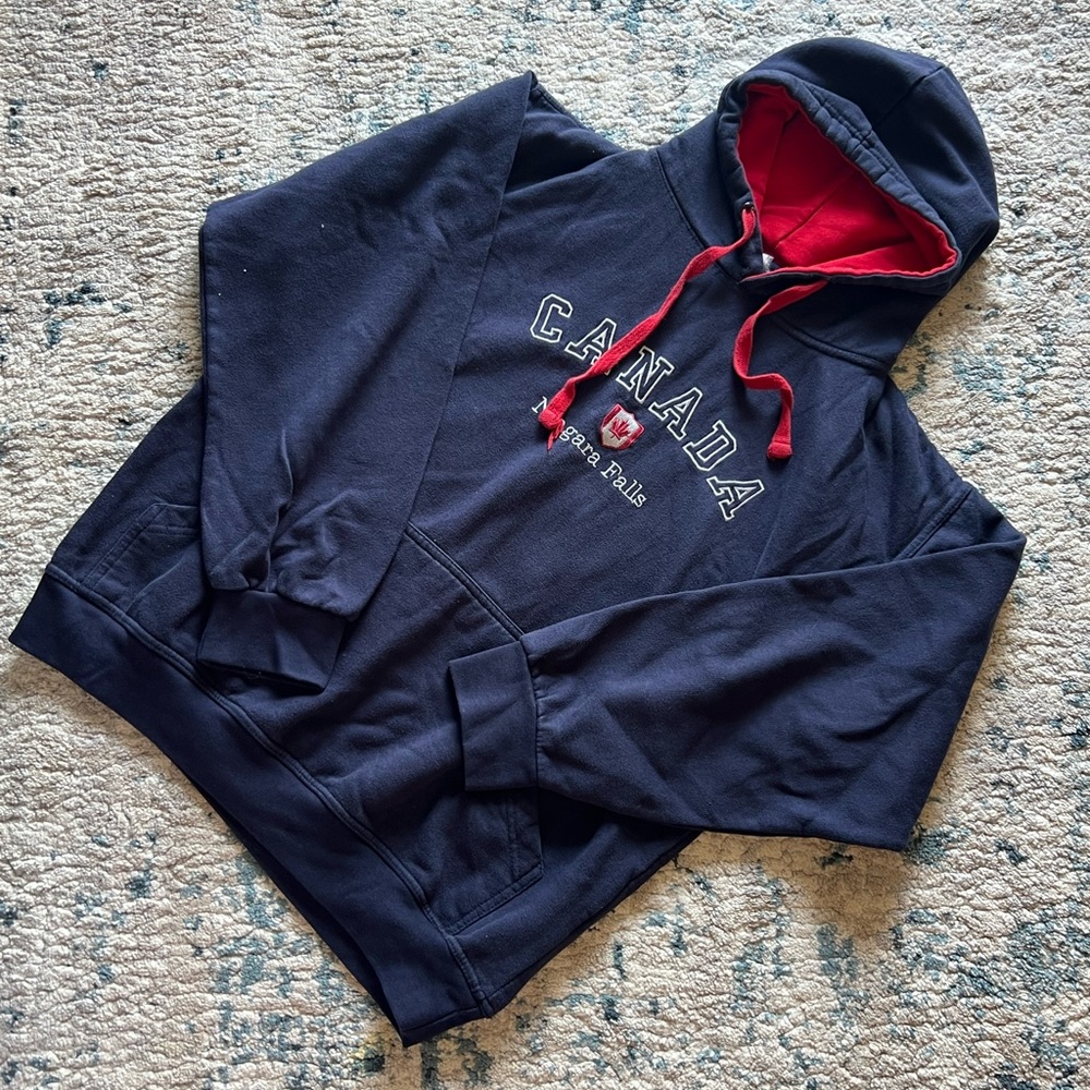 Canada Men's Navy Hoodie
